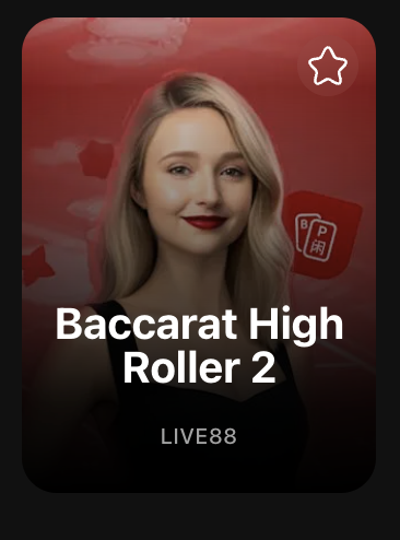 Yolo Casino baccarat high roller table